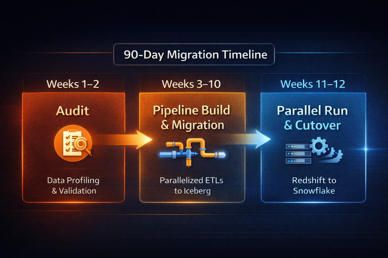 1.5 PB to 400 GB: Redshift to Snowflake + Apache Iceberg – Blogs Cdata ...